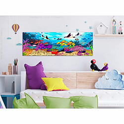 Paris Prix Tableau Imprimé Underwater Fun Narrow 40 x 120 cm