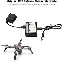 1 Pièce Original USB Balance Chargeur pour 7.4V 1800mAh Batterie au Lithium pour MJX B5W Bug 5W RC