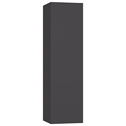 Avis vidaXL Meubles TV 4 pcs Gris 30,5x30x110 cm Bois d'ingénierie