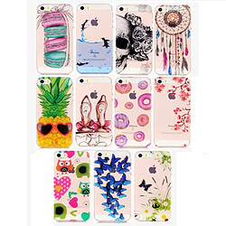 Wewoo Coque pour iPhone 5 & 5s & SE Skull Pattern IMD Workmanship Soft TPU étui de protection pas cher