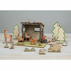 Avis Rayher Kit Décor 3D Animaux de la forêt en bois FSC 45 pièces