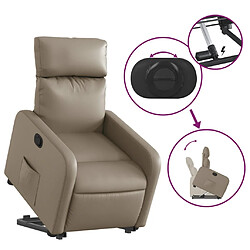 Acheter vidaXL Fauteuil inclinable Cappuccino Similicuir