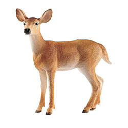 Schleich Figurine Biche de Virginie à Queue Blanche Wildlife Marron pas cher