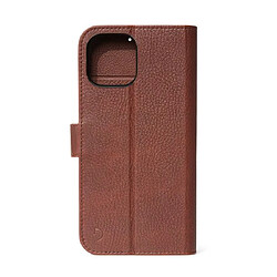 Decoded Étui de Protection pour iPhone 12 Mini Folio Détachable MagSafe Marron