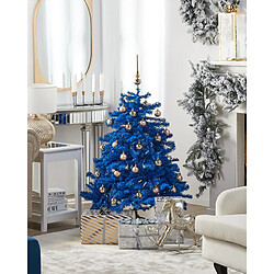 Beliani Sapin de Noël FARNHAM 120 cm Bleu