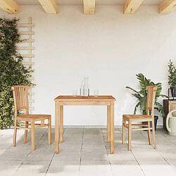 Salle à dîner de jardin 3 pcs,Table et chaise à manger Bois de teck massif -MN77267