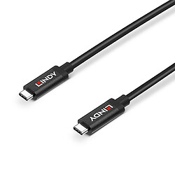 Lindy 43308 câble USB 5 m USB 3.2 Gen 2 (3.1 Gen 2) USB C Noir pas cher