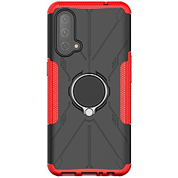 Coque en TPU 2-en-1, anti-chutte avec béquille pour votre OnePlus Nord CE 5G - rouge