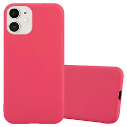 Cadorabo Coque iPhone 12 MINI Etui en Rouge