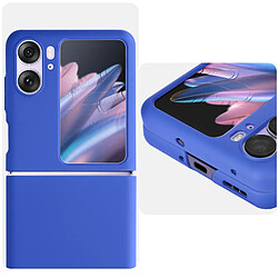 Avizar Coque pour Oppo Find N2 Flip Polycarbonate rigide Design sur-mesure bleu pas cher