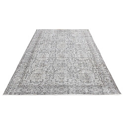 Avis Vidal Tapis de laine 277x178 gris Ultra Vintage