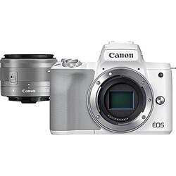 Canon EOS M50 Mark II + M15-45 S EU26 MILC 24,1 MP CMOS 6000 x 4000 pixels Blanc