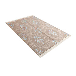 Vidal Tapis de laine 193x130 brun Darya