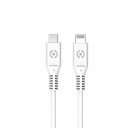 Câble USB-C vers Lightning Celly Blanc 1 m