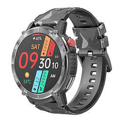 Yonis Montre Connectée Écran Rond 1.6 Pouces Bluetooth