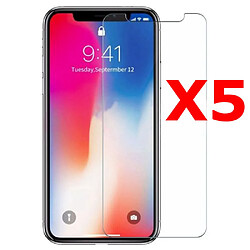 Little Boutik X5 Protection écran pour iPhone X / iPhone 10, Verre Trempé Ultra Clair et Résistant Film Protecteur D'écran en Verre Tempéré, Haute Transparence et Ultra Slim Dureté 9H X5