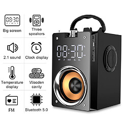 Avis Universal Haut-parleurs audio, musique, multimédia, mini haut-parleurs sans fil Bluetooth, haut-parleurs télécommandés extérieurs, subwoofers, subwoofers portables (noir)