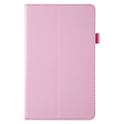 Wewoo Housse Coque Étui en cuir à rabat horizontal Texture Litchi avec support pour Galaxy Tab A8.0 T290 rose