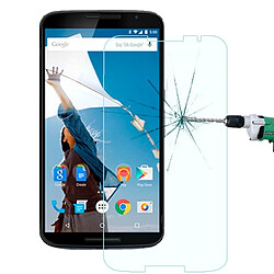 Wewoo Verre trempé pour Google Nexus 6 0.26mm 9 H + Surface Dureté 2.5D Antidéflagrant Film