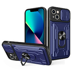 Coque en TPU antichoc avec béquille saphire pour votre iPhone 13 6.1 pouces