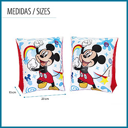 Acheter Brassards Gonflables pour Enfants de 3 à 6 ans Bestway 17x12 cm Design de Mickey Mouse Double Chambre à Air