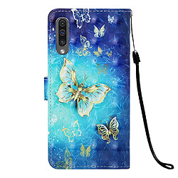 Avis Etui en PU impression de motifs motif papillon pour Samsung Galaxy A50