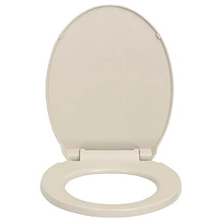 Acheter Helloshop26 Siège de toilette abattant WC avec couvercle à fermeture en douceur abricot ovale 02_0002919