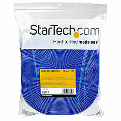 Attaches pour câble en velcro Startech HKLP100BL