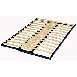 Sedac Sommier extensible - 84 à 156 x 188 cm - Compatible tous lits - Made in France Sommier extensible 90 - 160x190 27 lattes. NOTE : Sommier EXTENSIBLE très pratique il s'adapte aux cadres de lit aux dimensions les plus improbables. Cadre métal cintré en tube rectangulaire de 40 x 27 x 2 mm, lattes en contreplaqué bouleau épaisseur 8 mm