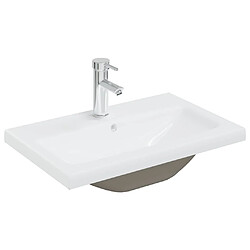 Avis vidaXL Ensemble de meubles de salle de bain 4 pcs chêne sonoma