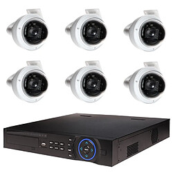 Kit de Vidéosurveillance Dahua DVR HCVR8208AS3 et 6 Caméras Dôme HDCVI PTZ SD502251HC