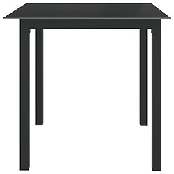 Acheter Salle à manger de jardin 5 pcs,Table et chaise à dîner Aluminium Anthracite -MN59163