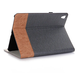 Wewoo Housse Étui Coque en cuir PU avec texture horizontale pour iPad Pro12,9 po 2018avec porte-cartes et emplacements cartes gris pas cher