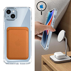 Coque iPhone 14 Plus Antichoc Fine Compatible MagSafe Skin Supcase Transparente pas cher