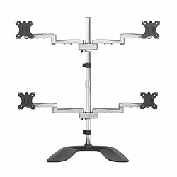 Support de table d'écran Startech ARMQUADSS Noir/Argenté 32"