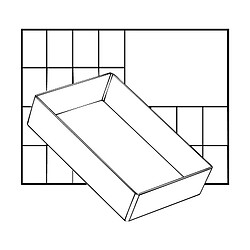 Raaco A6 1 Boite de rangement 47x109x157 mm