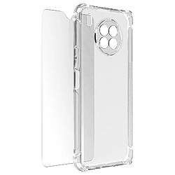 Avizar Pack Protection Motorola Moto E20 et E30 Coque et Verre Trempé Transparent