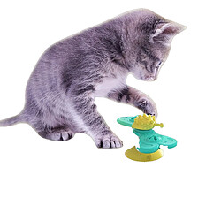 Justgreenbox Moulin à vent interactif jouet pour chat tourne-disque molaire - T6112211963112 pas cher