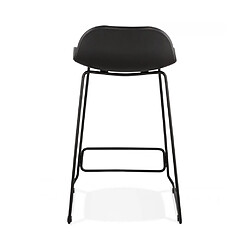 Kokoon Design Tabouret de bar design SLADE MINI BLACK 49x53x85 cm pas cher