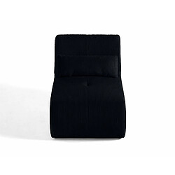 Lisa Design Onyx - fauteuil sans accoudoirs - en velours côtelé pas cher