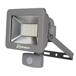 Ribimex Projecteur mural led 30 watt 2550 lumen ip44 avec détecteur