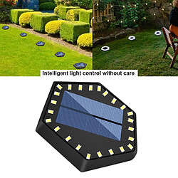 Avis Extérieur LED Solaire Alimenté Jardin En-Lumière au sol Patio Lampe pour la Cour Passage, Auto ON OFF