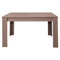 Alter Table de salle à manger extensible, Console extensible, Table moderne avec rallonges, 140 / 190x90h78 cm, couleur Chêne