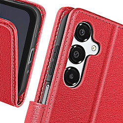 Avis Avizar Étui pour Samsung Galaxy A16 Clapet Portefeuille et Support Vidéo Rouge