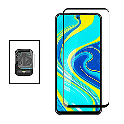 PHONECARE Kit Film Caméra Arrière + Film de Verre Trempé 5D Full Cover pour Xiaomi Redmi Note 9 Pro Max