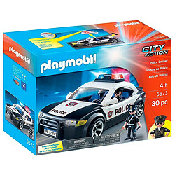 Playmobil® PLAYMOBIL - 5673 - Voiture de Police