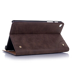 Acheter Wewoo Housse Coque Étui en cuir avec rabat horizontal de style livre rétro fentes pour cartes et porte-cartes le Galaxy Tab A 8.0 2019 Marron