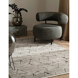 Hadorn Tapis 160x160 gris Davos Spice