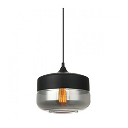 Luminaire Center Suspension design Molina Noir 1 ampoule