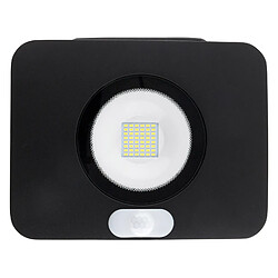 Elexity Projecteur LED étanche 50W avec détecteur noir